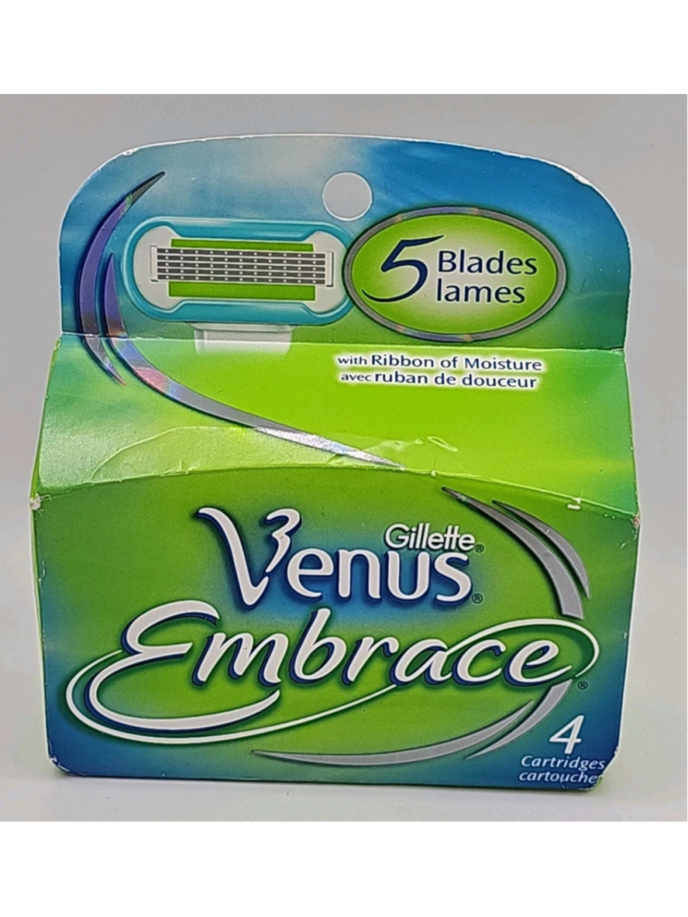 Gillette Venus Embrace Razor Refills 5 Blades 4 Cartridges